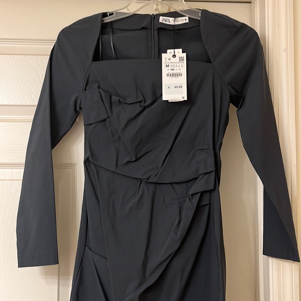 Zara Long Sleeve Mini Dress